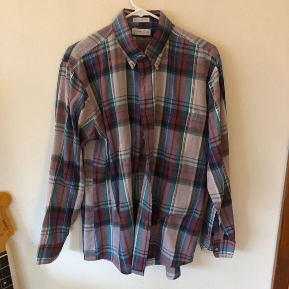 Vintage Career Club Flannel - Picture 1 of 7